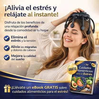 RelaxScalp™ | Libérate del estrés diario y siente una relajación profunda desde la primera vez!