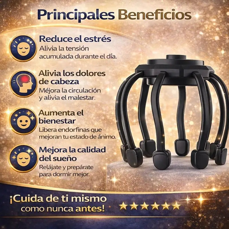 RelaxScalp™ | Libérate del estrés diario y siente una relajación profunda desde la primera vez!