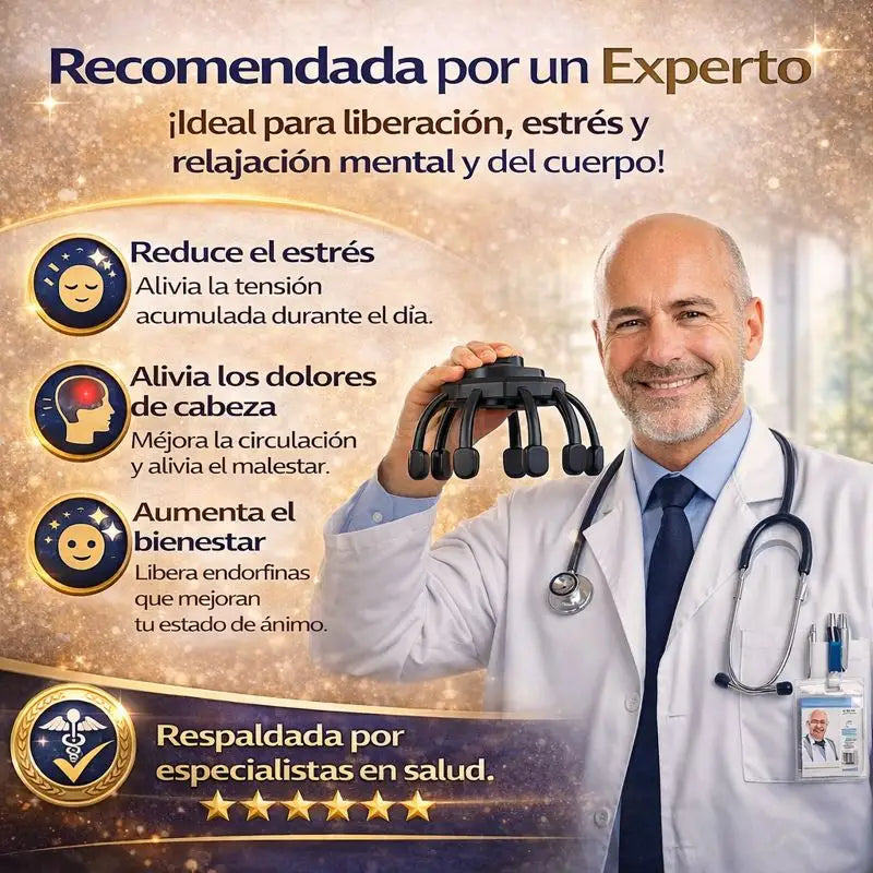 RelaxScalp™ | Libérate del estrés diario y siente una relajación profunda desde la primera vez!