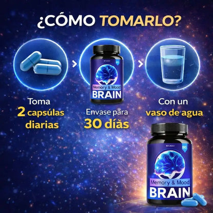 🧠 Memory & Mood Brain™ | Despídete de los olvidos y vuelve a sentir tu mente activa